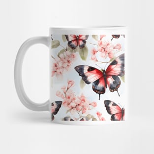 Butterflies Watercolor 14 - Red Admiral Mug